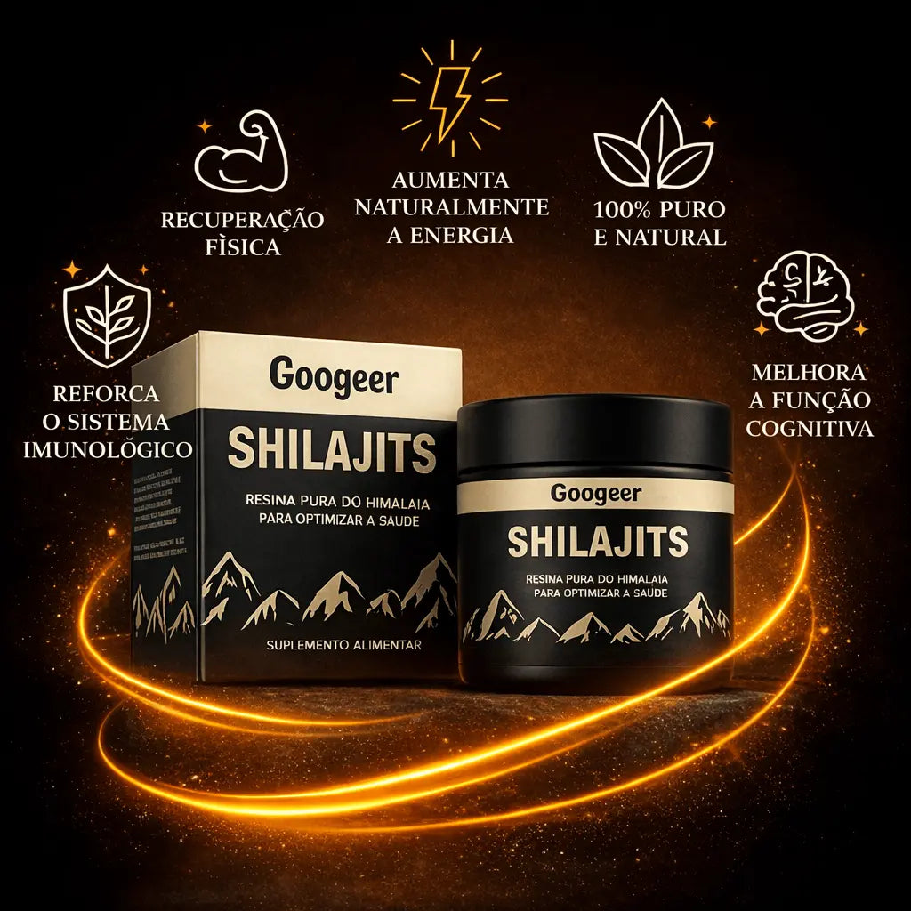 Shilajit 100% Puro 💎 Fonte de Energia Vital do Himalaia